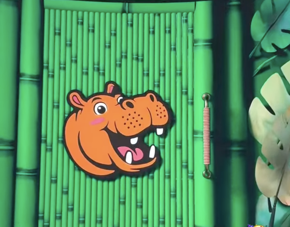 Hungry Hungry Hippos bonus game board