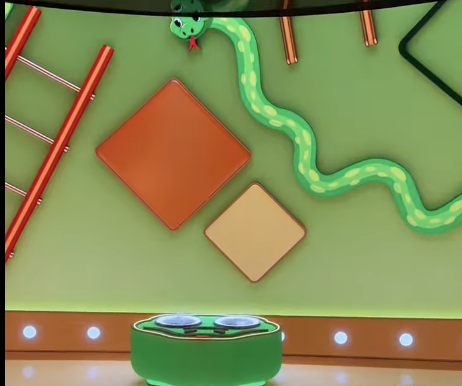 Snakes and Ladders bonus game grid